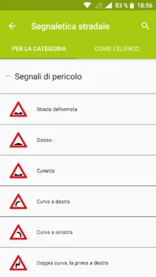 Segnaletica stradale android App screenshot 18