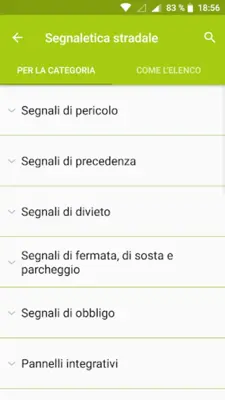 Segnaletica stradale android App screenshot 19